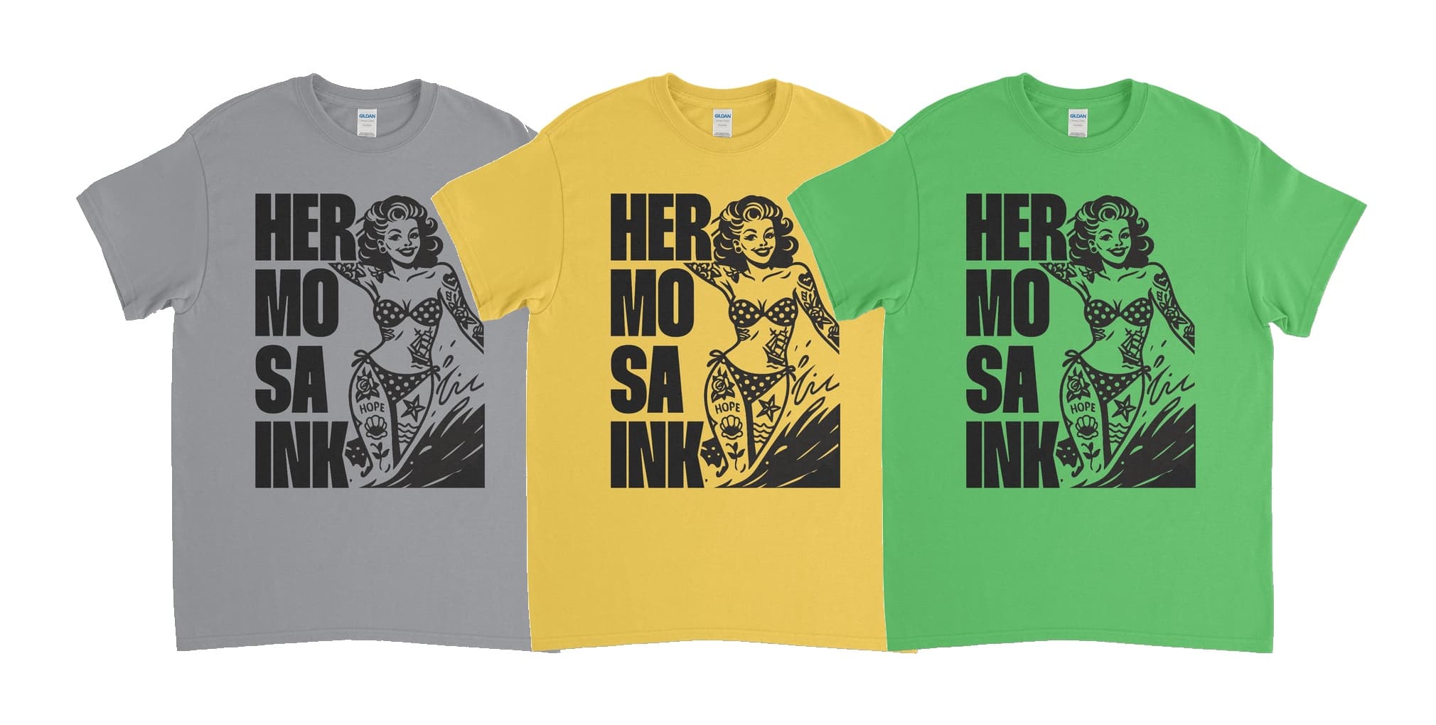Hermosa Ink Pinup Tee